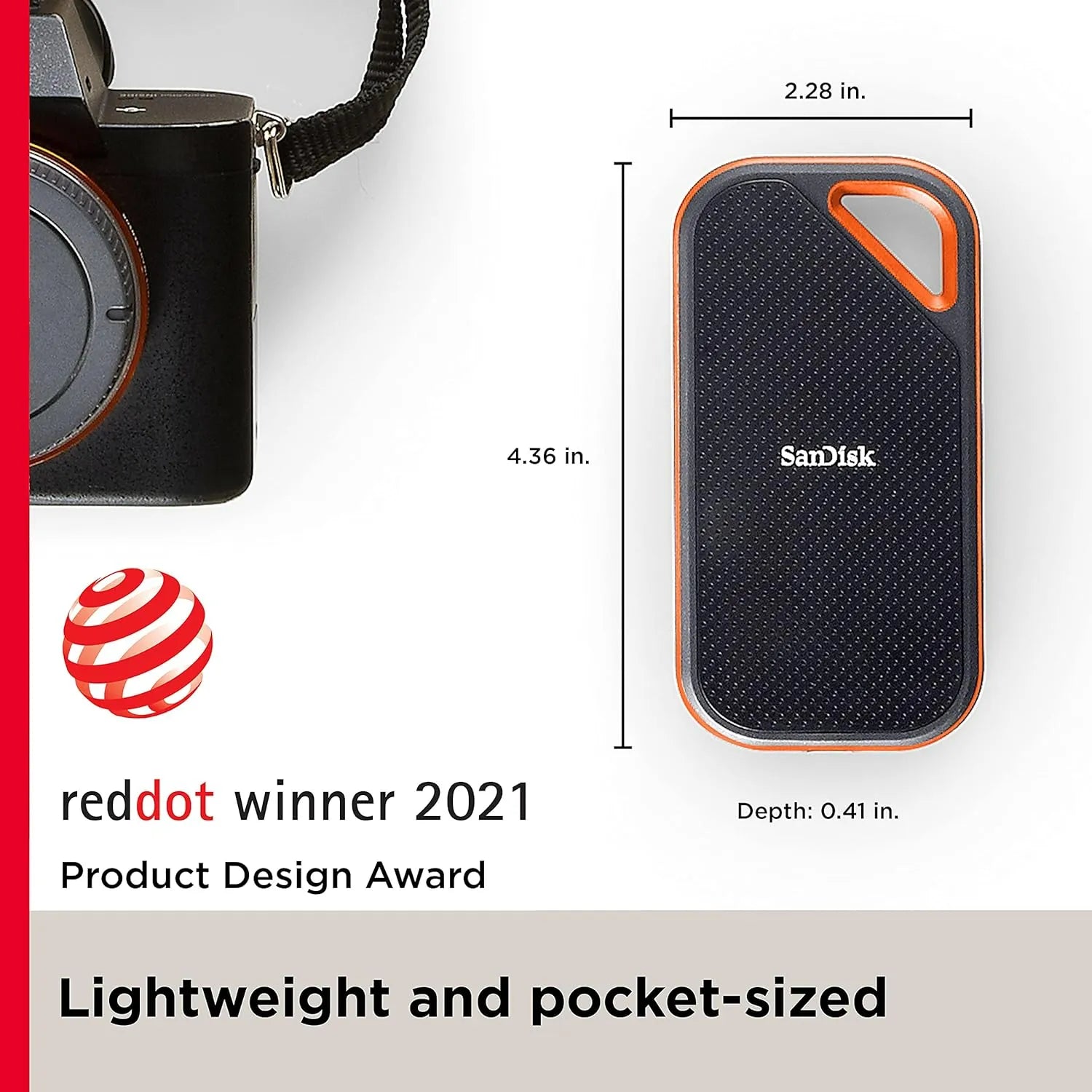 SanDisk Extreme Pro Portable SSD 2000MB/s - للتقنيات الحديثة TT TAB متجر