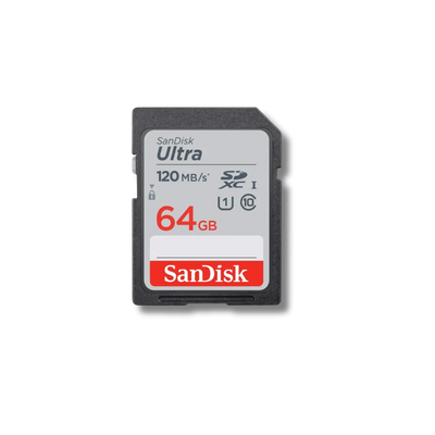 SanDisk Ultra SDXC UHS-I Card Up to 120MB/s