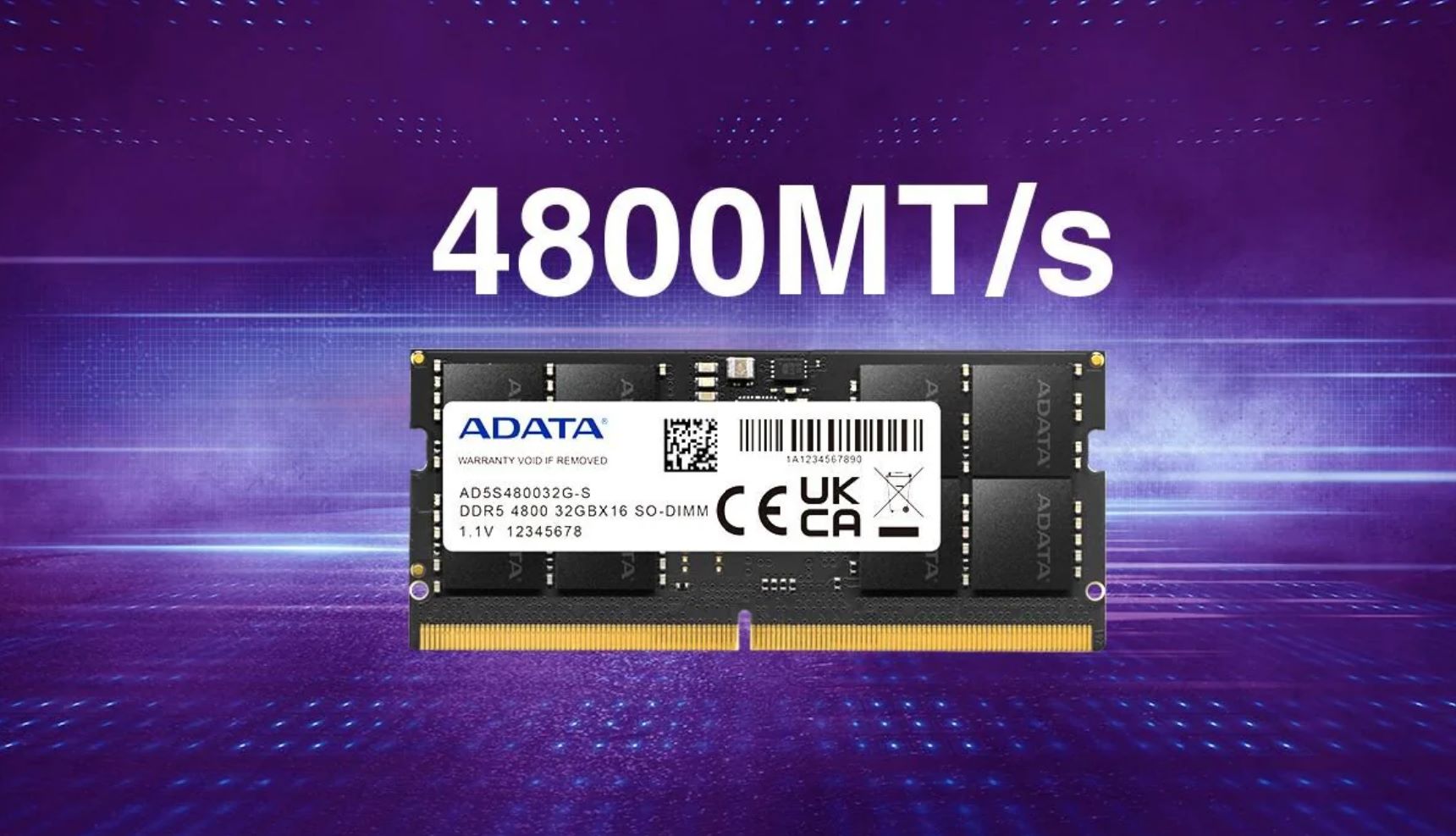 ADATA RAM Laptop DDR5 4800MHz