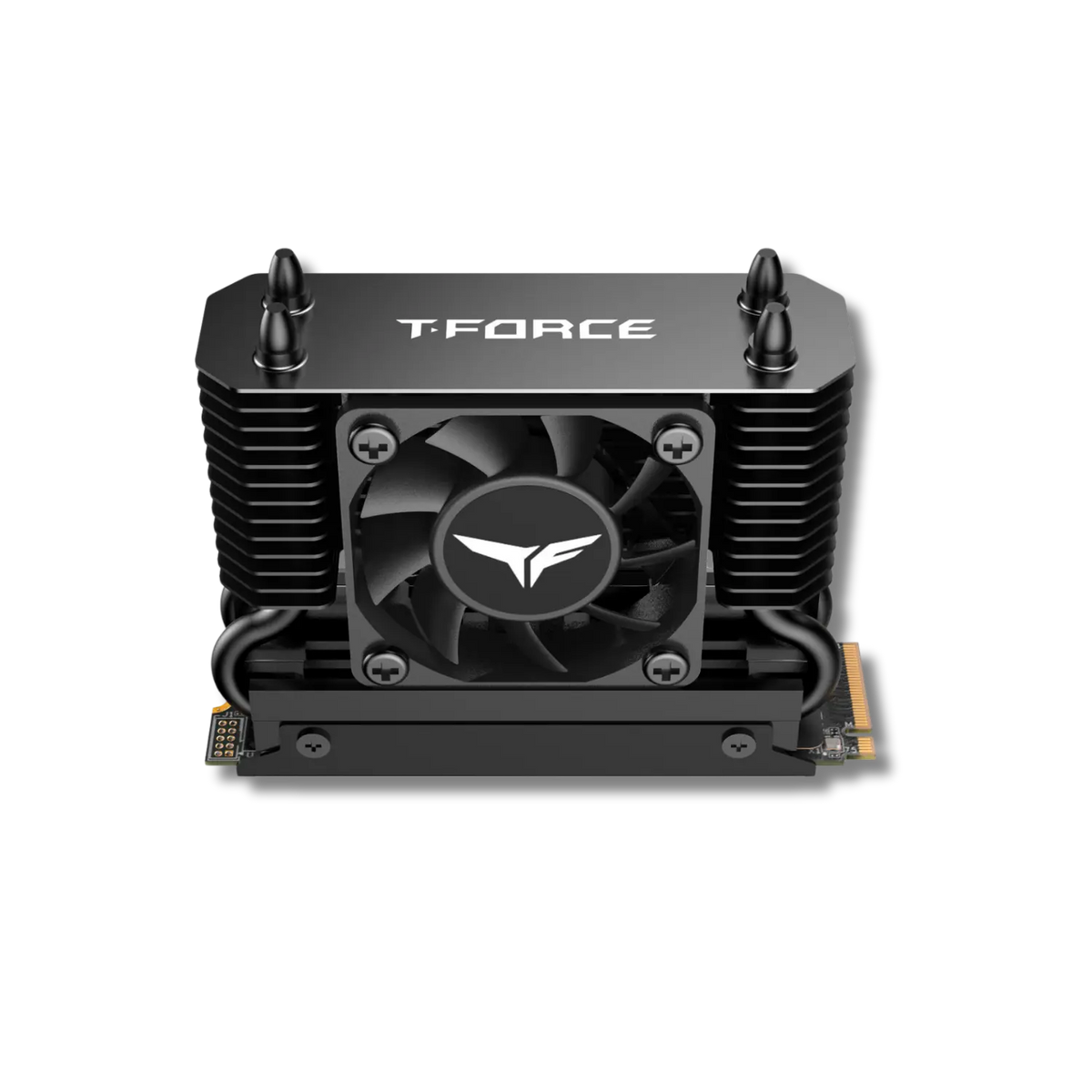 TEAMGROUP T-FORCE GE PRO PCIe 5.0 NVMe M.2 SSD with AirFlow I Fan-Cooled Heatsink - متجر TT Tab للتقنيات الحديثة