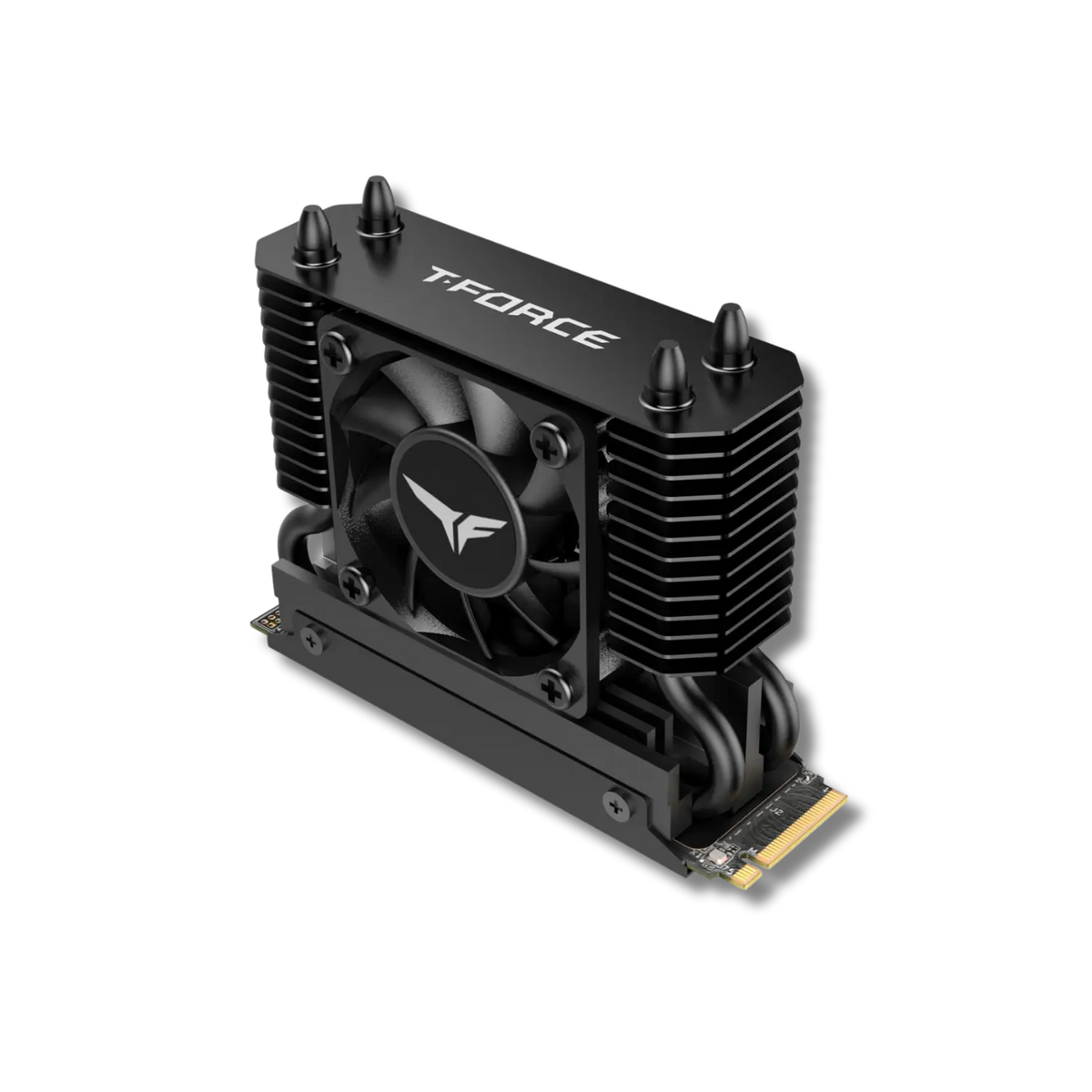TEAMGROUP T-FORCE GE PRO PCIe 5.0 NVMe M.2 SSD with AirFlow I Fan-Cooled Heatsink - متجر TT Tab للتقنيات الحديثة