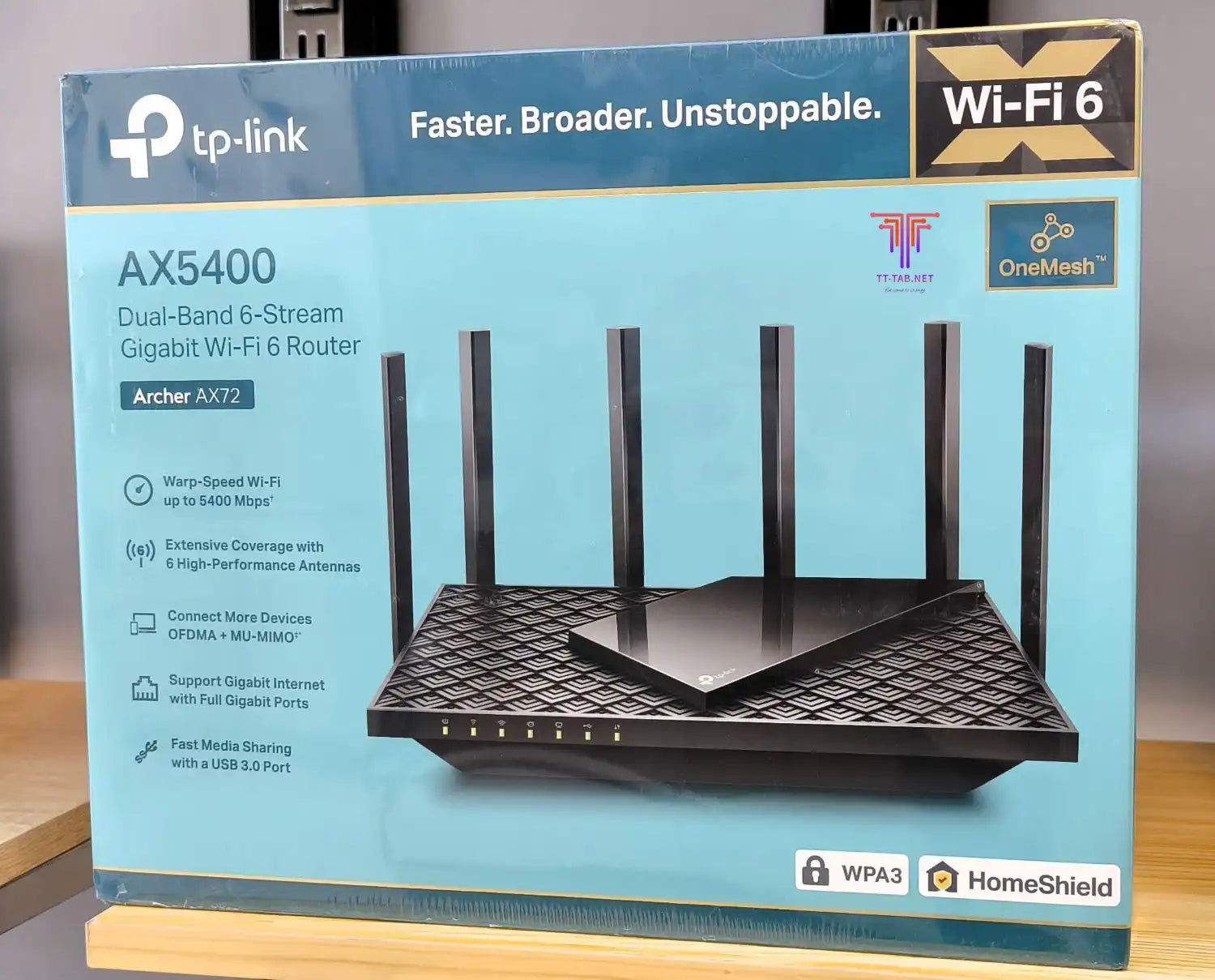 TP-Link Archer AX72 AX5400 Multi-Gigabit WiFi 6 Router