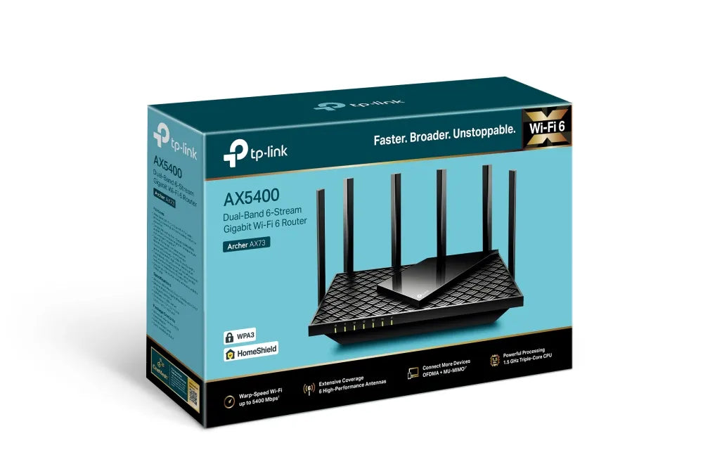 TP-Link Archer AX73 AX5400 - للتقنيات الحديثة TT TAB متجر