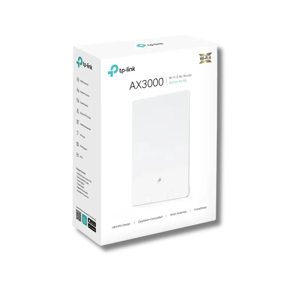 TP-Link Archer Air R5 AX3000 Dual-Band Wi-Fi 6 Air Router - متجر TT Tab للتقنيات الحديثة