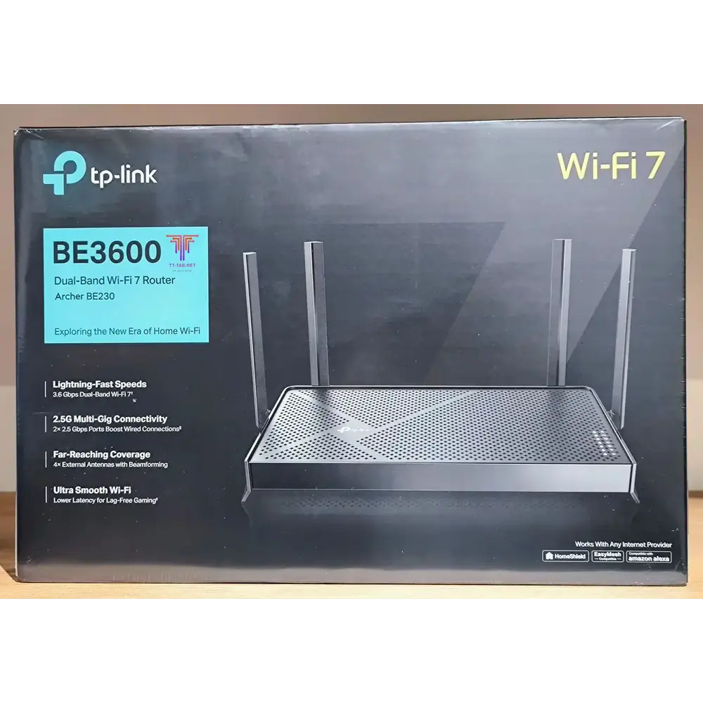 TP-Link Archer BE230 BE3600 Dual-Band Wi-Fi 7 Router - للتقنيات الحديثة TT TAB متجر
