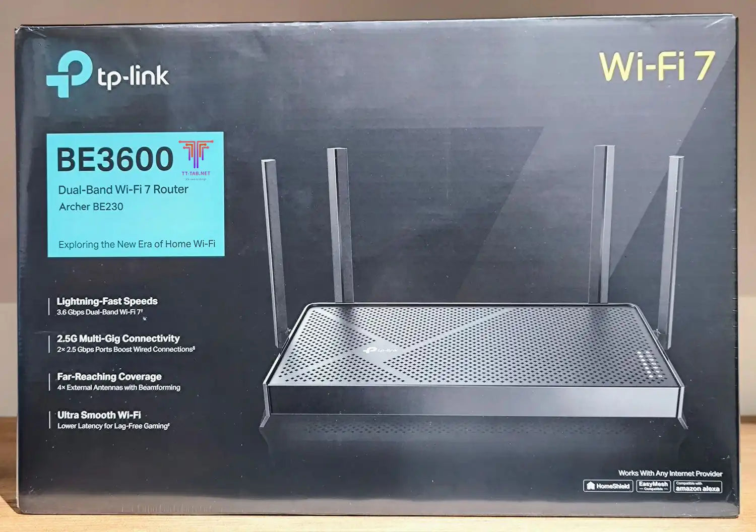 TP-Link Archer BE230 BE3600 Dual-Band Wi-Fi 7 Router