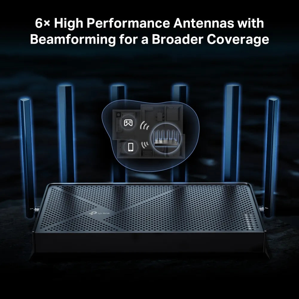 TP-Link Archer BE400 BE6500 Dual-Band Wi-Fi 7 Router - متجر TT Tab للتقنيات الحديثة