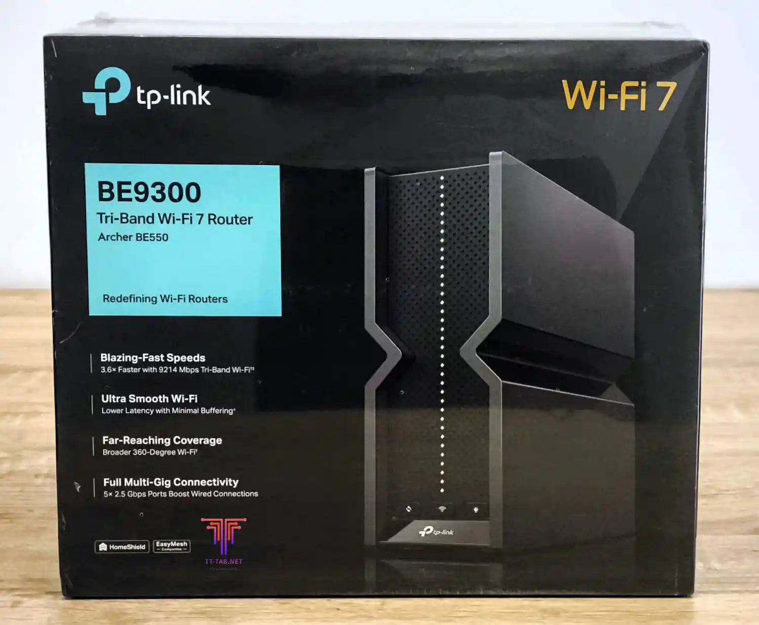 TP-Link Archer BE550 BE9300 Tri-Band Wi-Fi 7 Router