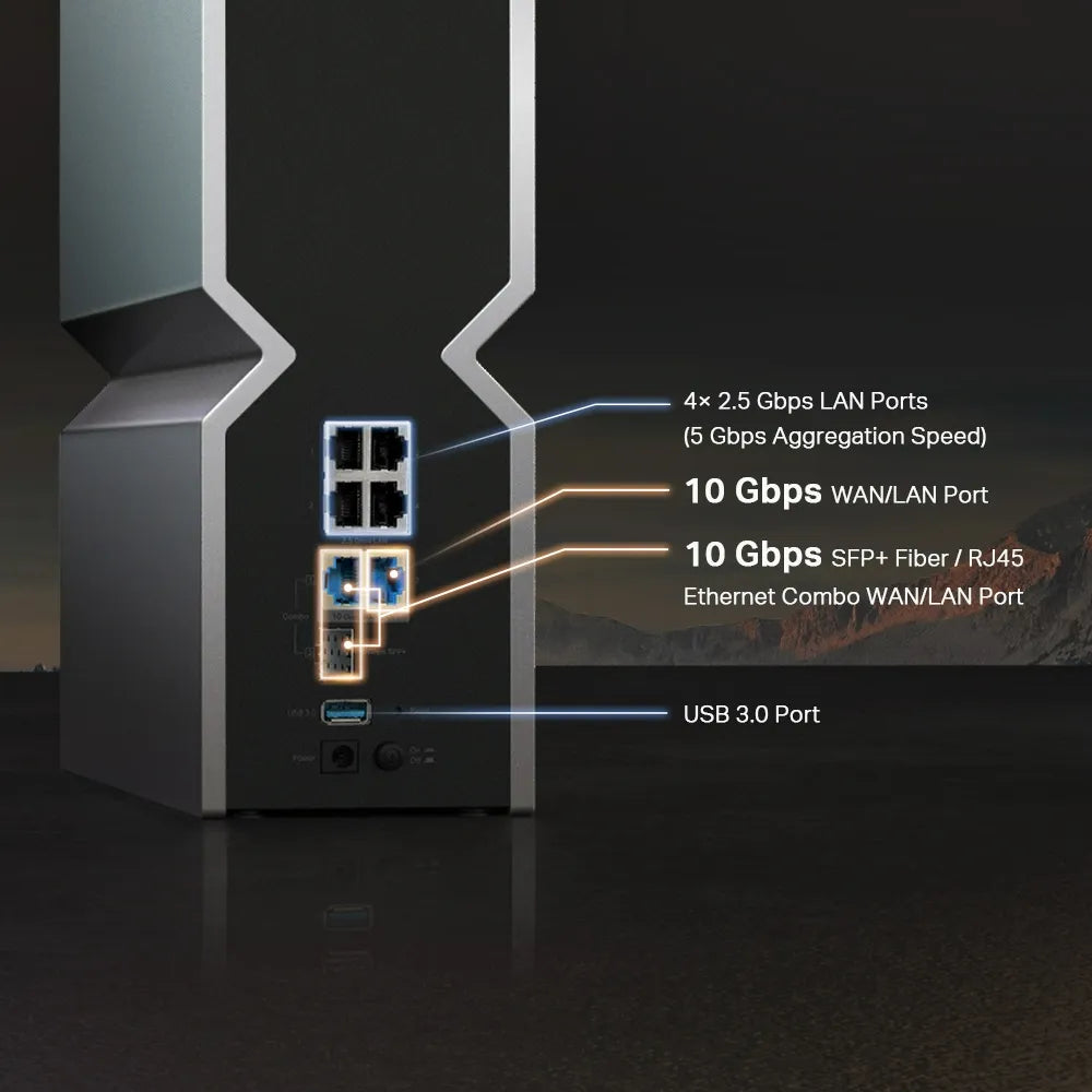 TP-Link Archer BE800 BE19000 Tri-Band Wi-Fi 7 Router - متجر TT Tab للتقنيات الحديثة