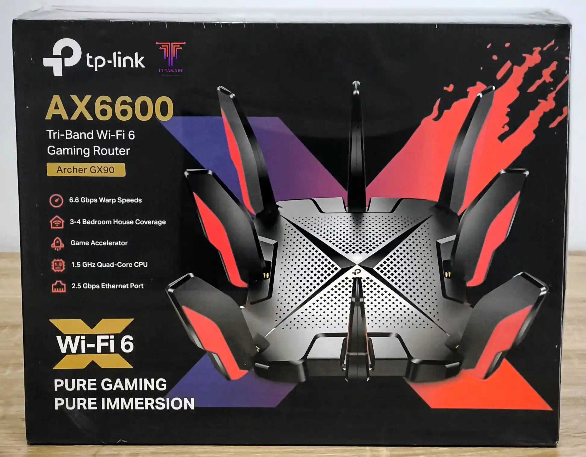 TP-Link Archer GX90 AX6600 Tri-Band Wi-Fi 6 Gaming Router