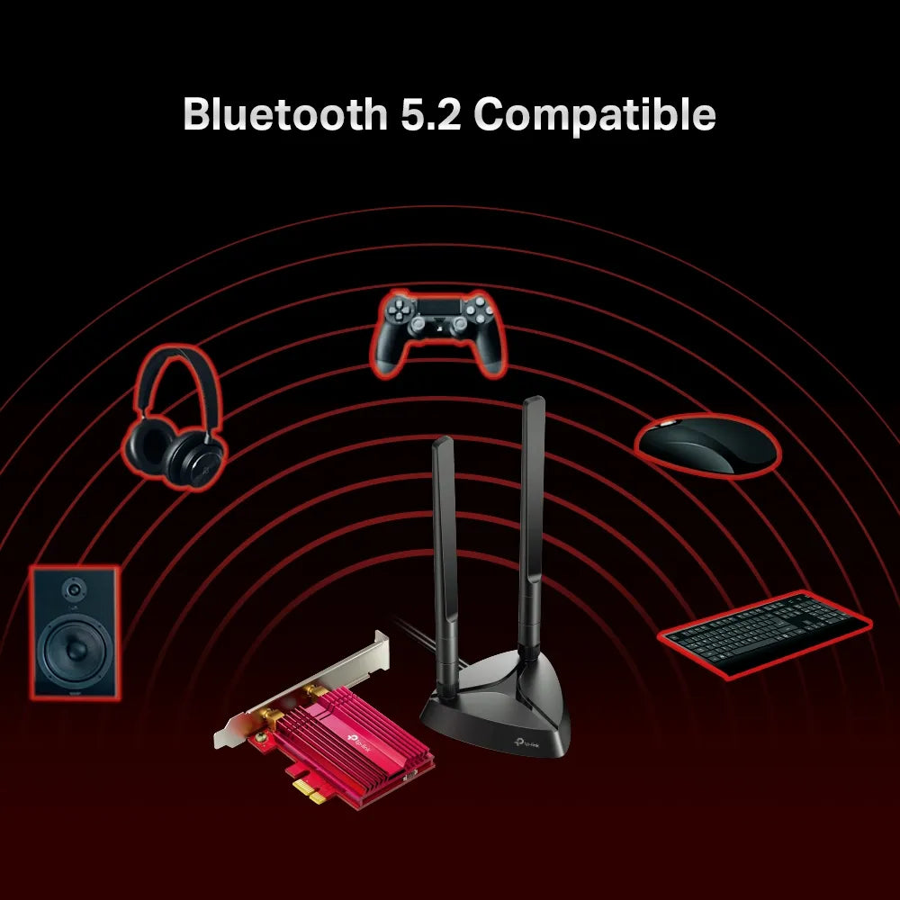 TP-Link Archer TX3000E AX3000 Wi-Fi6 Bluetooth 5.2 PCIe Adapter - متجر TT Tab للتقنيات الحديثة