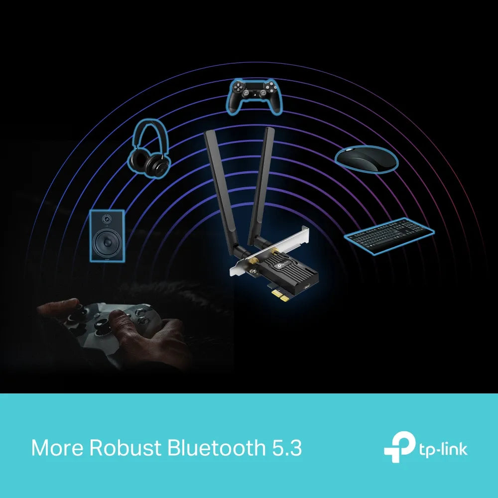 TP-Link Archer TX55E AX3000 Wi-Fi6 Bluetooth 5.3 PCIe Adapter
