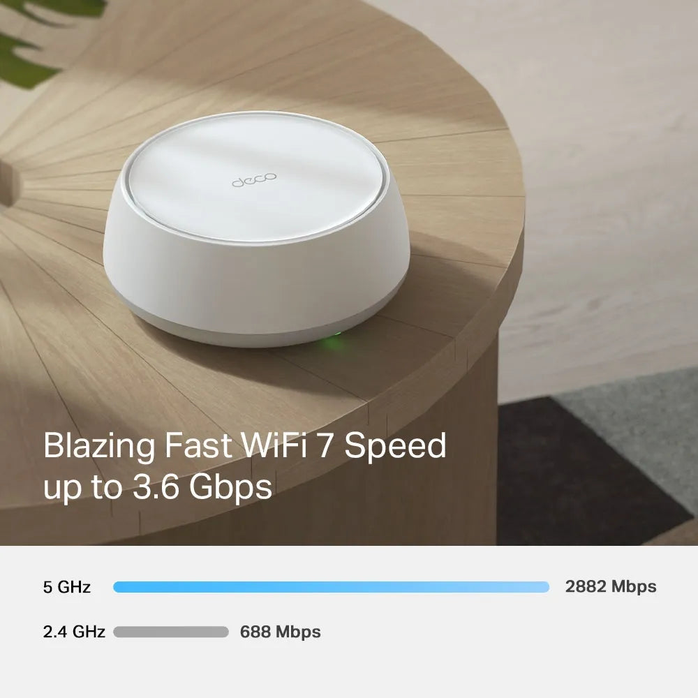 TP-Link Deco BE25 BE3600 3-Pack Whole Home Mesh WiFi 7 System - متجر TT Tab للتقنيات الحديثة