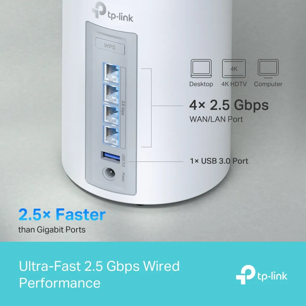 TP-Link Deco BE65 BE9300 3-Pack - للتقنيات الحديثة TT TAB متجر