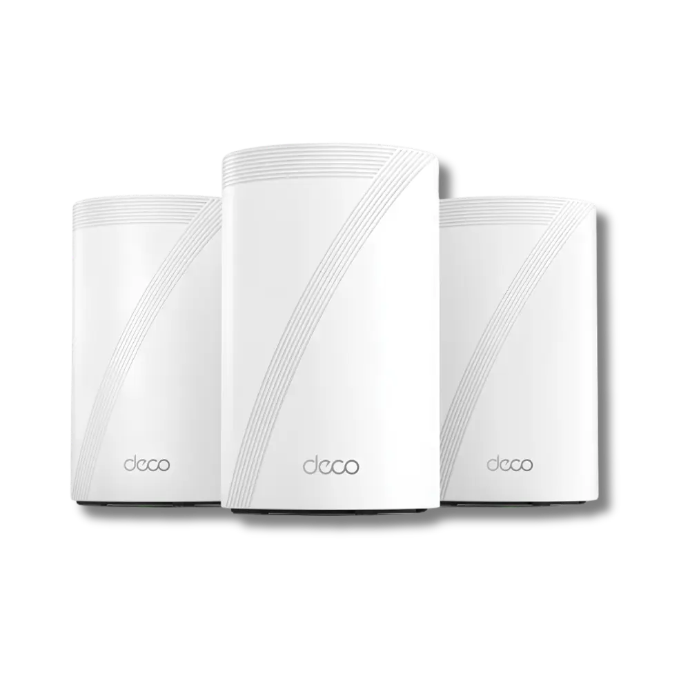 TP-Link Deco BE68 BE14000 3-Pack Tri-Band Whole Home Mesh WiFi 7 System - متجر TT Tab للتقنيات الحديثة