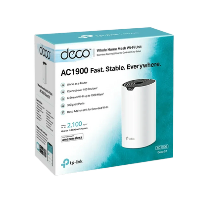 TP-Link Deco S7 AC1900 1-Pack Whole Home Mesh Wi-Fi 5 System