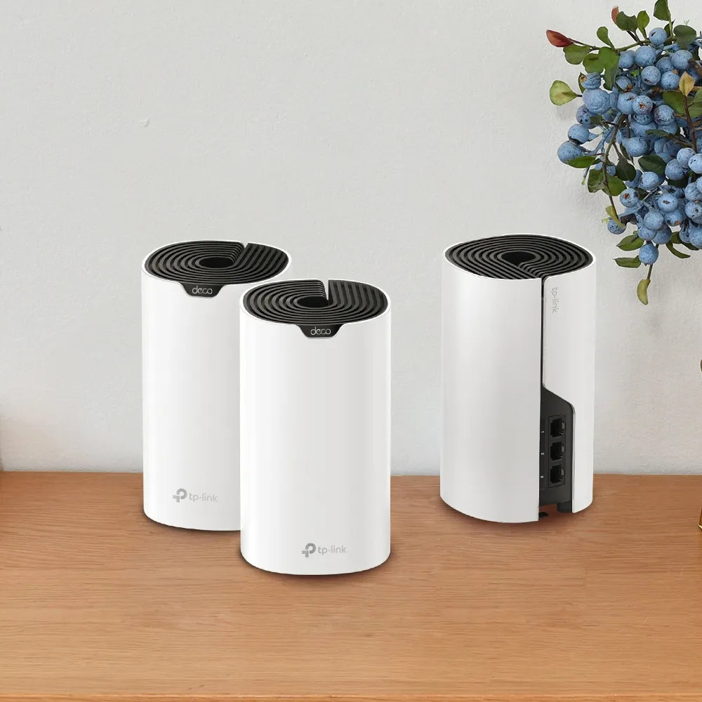 TP-Link Deco S7 AC1900 3-Pack Whole Home Mesh Wi-Fi 5 System - للتقنيات الحديثة TT TAB متجر
