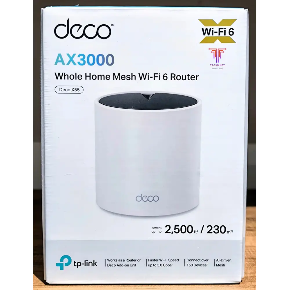 TP-Link Deco X55 AX3000 1-Pack - للتقنيات الحديثة TT TAB متجر
