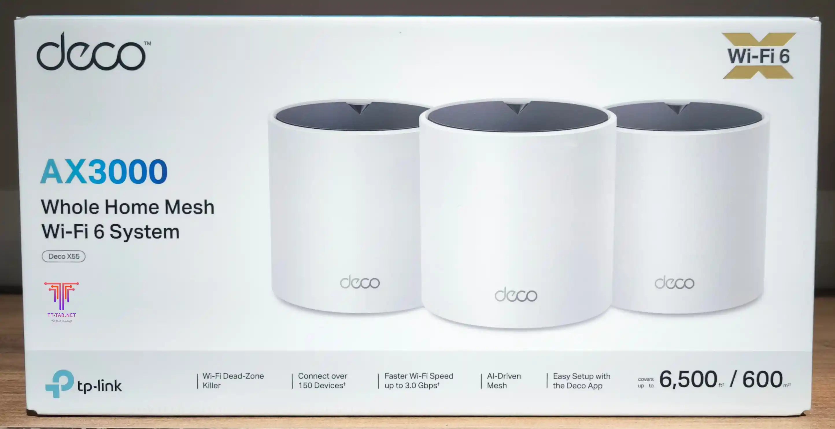 TP-Link Deco X55 AX3000 3-Pack - للتقنيات الحديثة TT TAB متجر