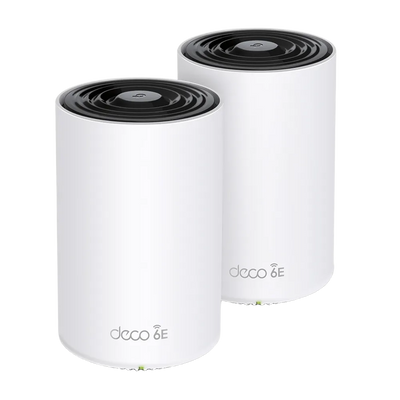 TP-Link Deco XE75 Pro AXE5400 2-Pack Tri-Band Mesh Wi-Fi 6E System with 2.5Gbps Port