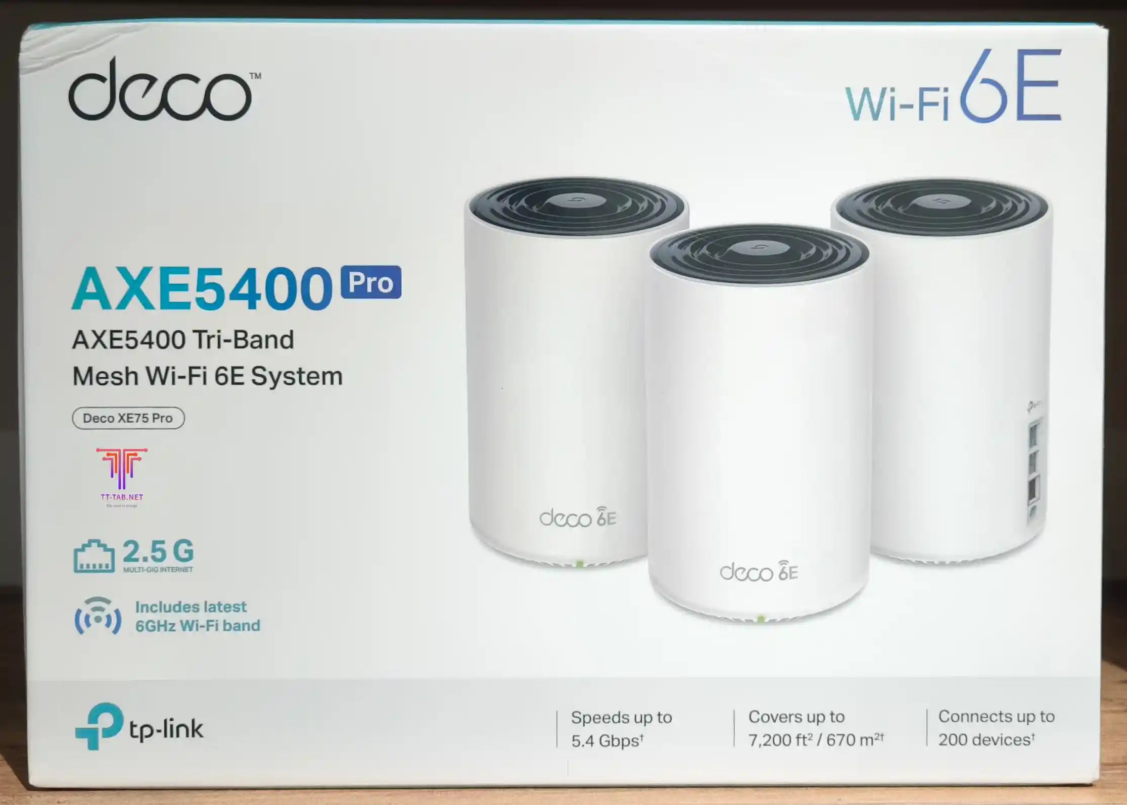 TP-Link Deco XE75 Pro AXE5400 3-Pack