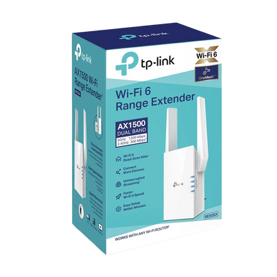TP-Link RE505X AX1500 Wi-Fi Range Extender