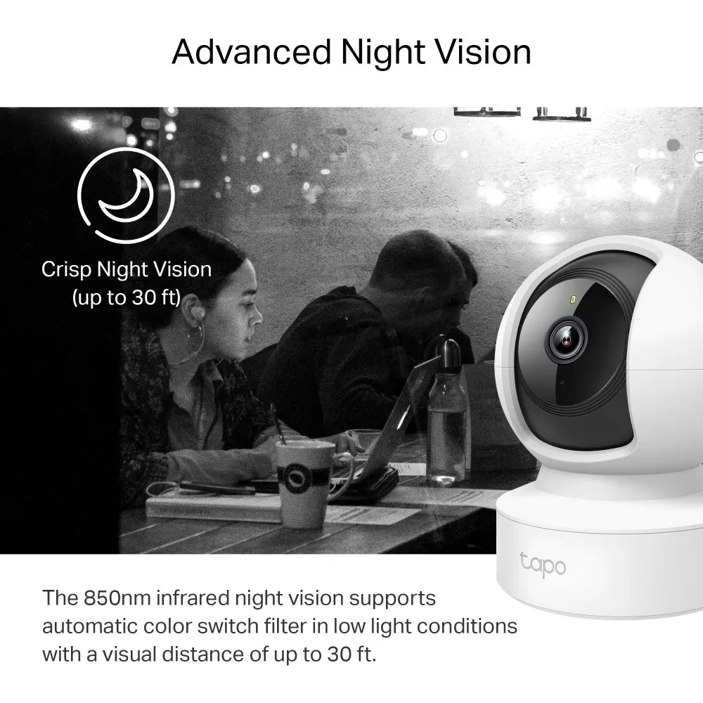 TP-Link Tapo C212 Pan/Tilt Home Security Wi-Fi Camera - للتقنيات الحديثة TT TAB متجر