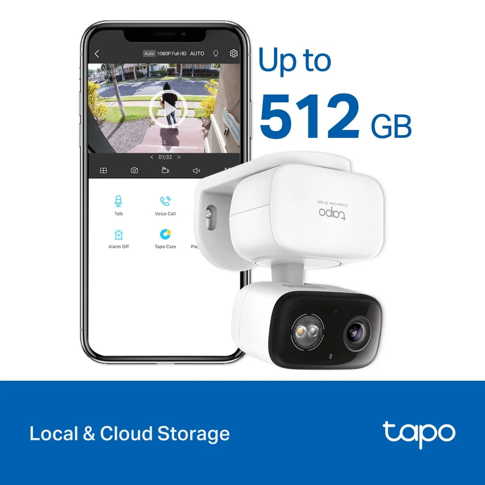 TP-Link Tapo C216 2K 3MP Indoor & Outdoor Pan/Tilt Security Wi-Fi Camera with Color Night Vision - متجر TT Tab للتقنيات الحديثة