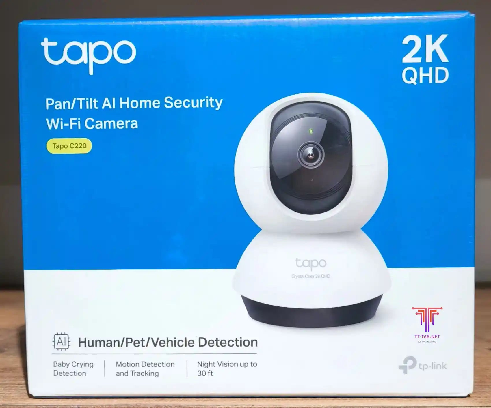 TP-Link Tapo C220 Pan/Tilt AI Home Security Wi-Fi Camera - للتقنيات الحديثة TT TAB متجر