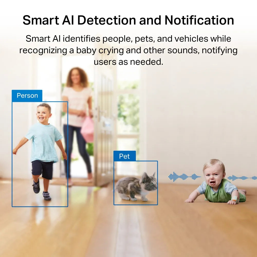 TP-Link Tapo C225 Pan/Tilt AI Home Security Wi-Fi Camera - للتقنيات الحديثة TT TAB متجر