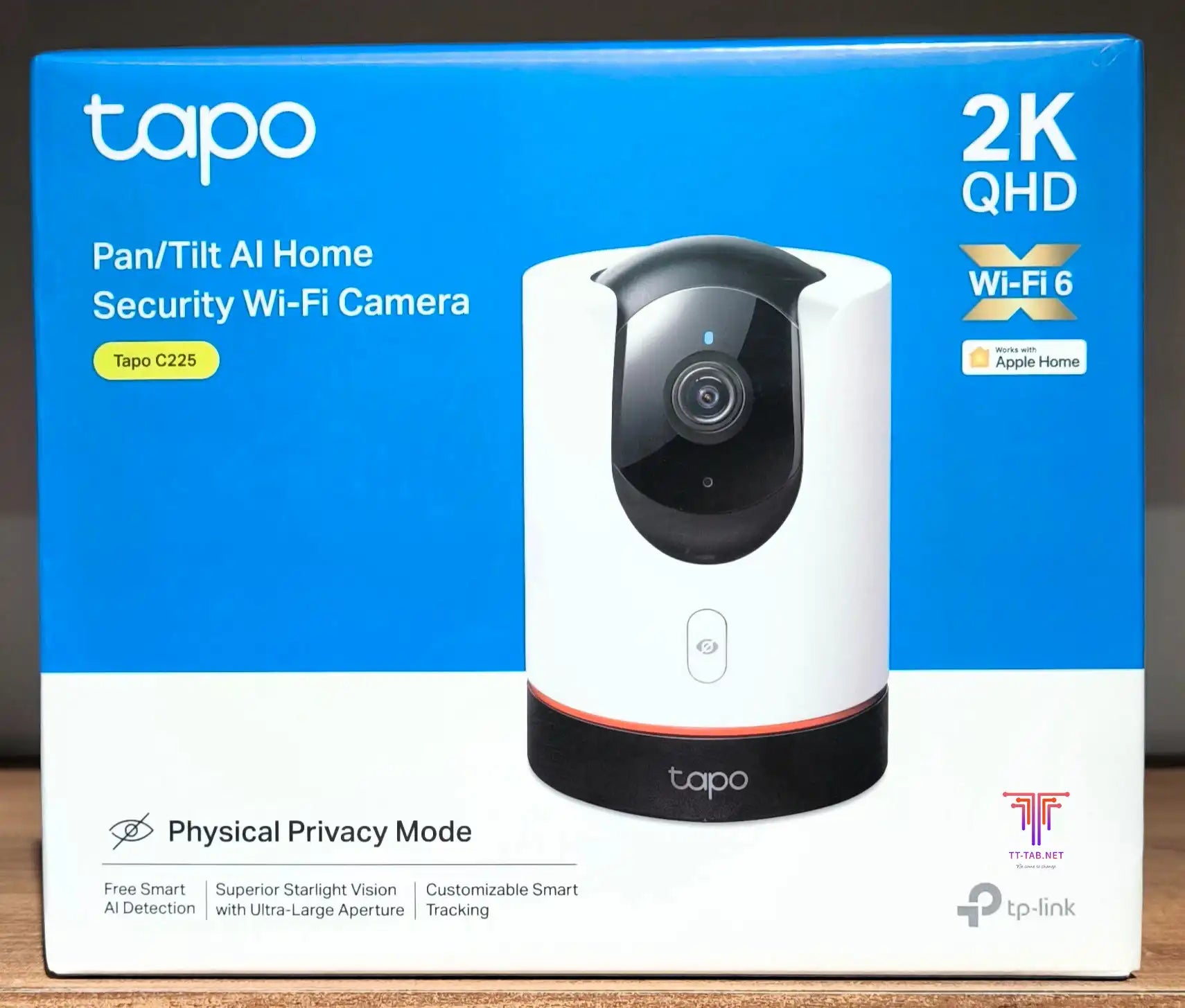 TP-Link Tapo C225 Pan/Tilt AI Home Security Wi-Fi Camera