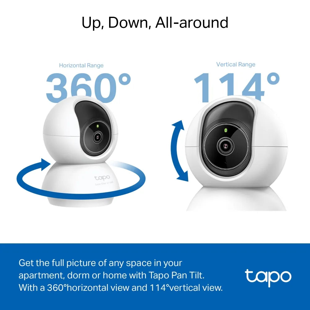 TP-Link Tapo C230 3K 5MP Pan/Tilt AI Home Security Wi-Fi Camera - متجر TT Tab للتقنيات الحديثة
