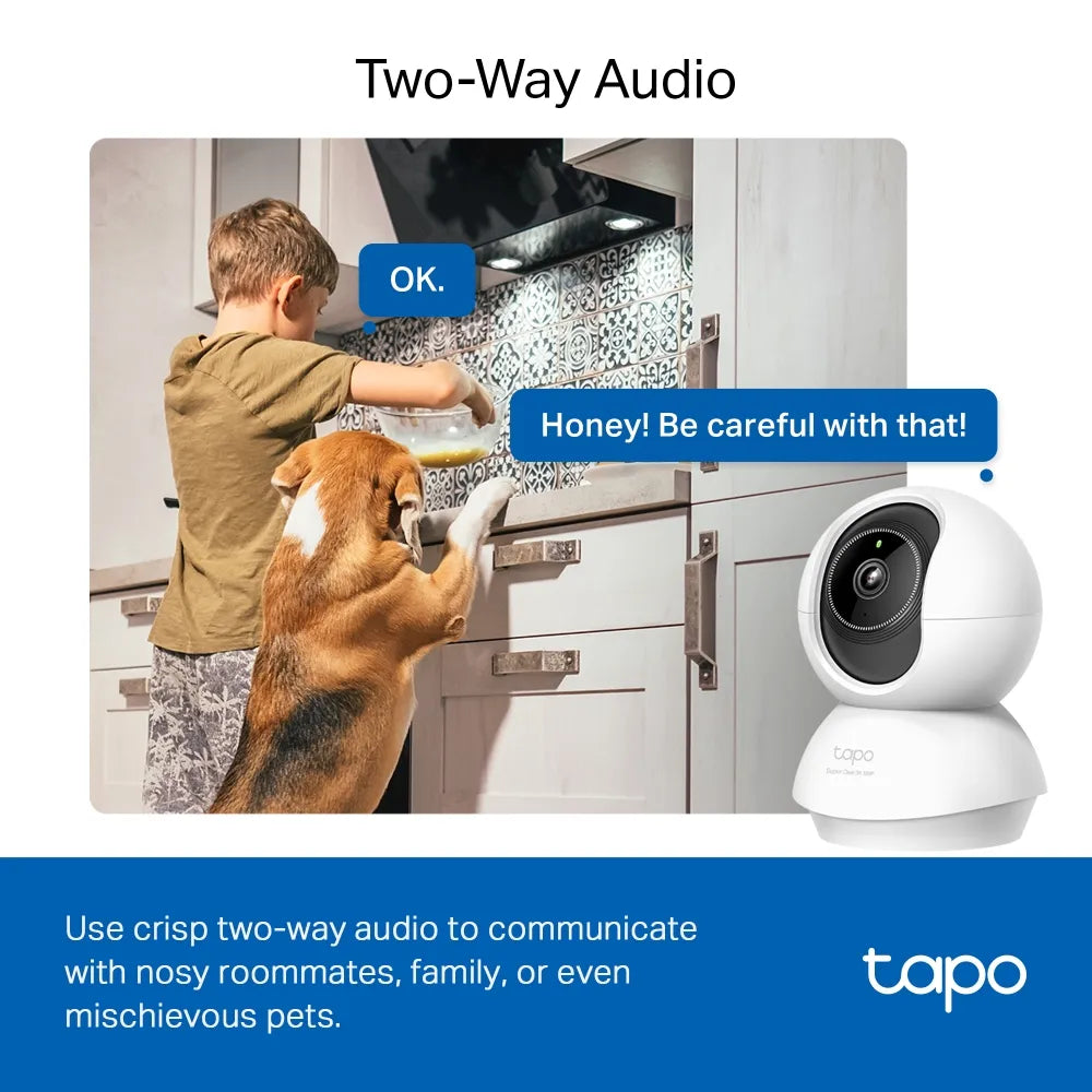 TP-Link Tapo C230 3K 5MP Pan/Tilt AI Home Security Wi-Fi Camera - متجر TT Tab للتقنيات الحديثة