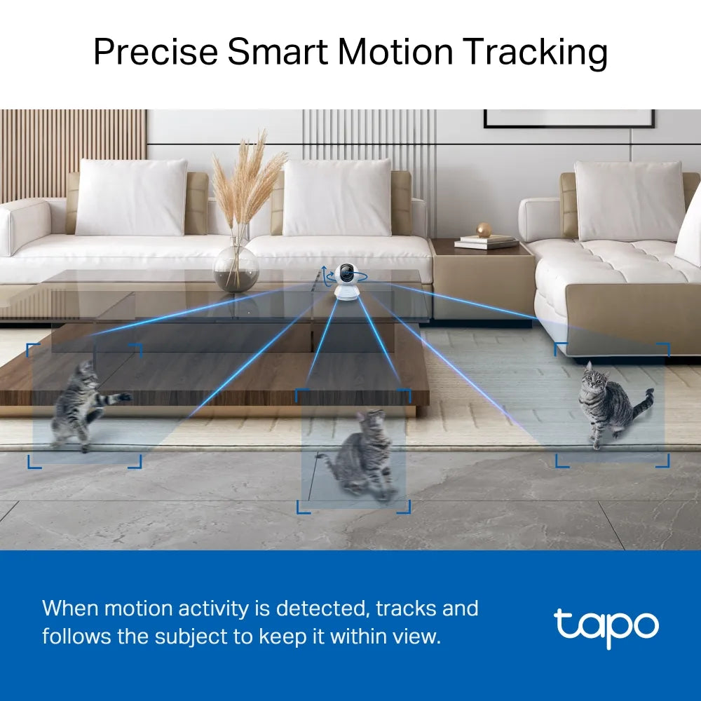 TP-Link Tapo C230 3K 5MP Pan/Tilt AI Home Security Wi-Fi Camera - متجر TT Tab للتقنيات الحديثة