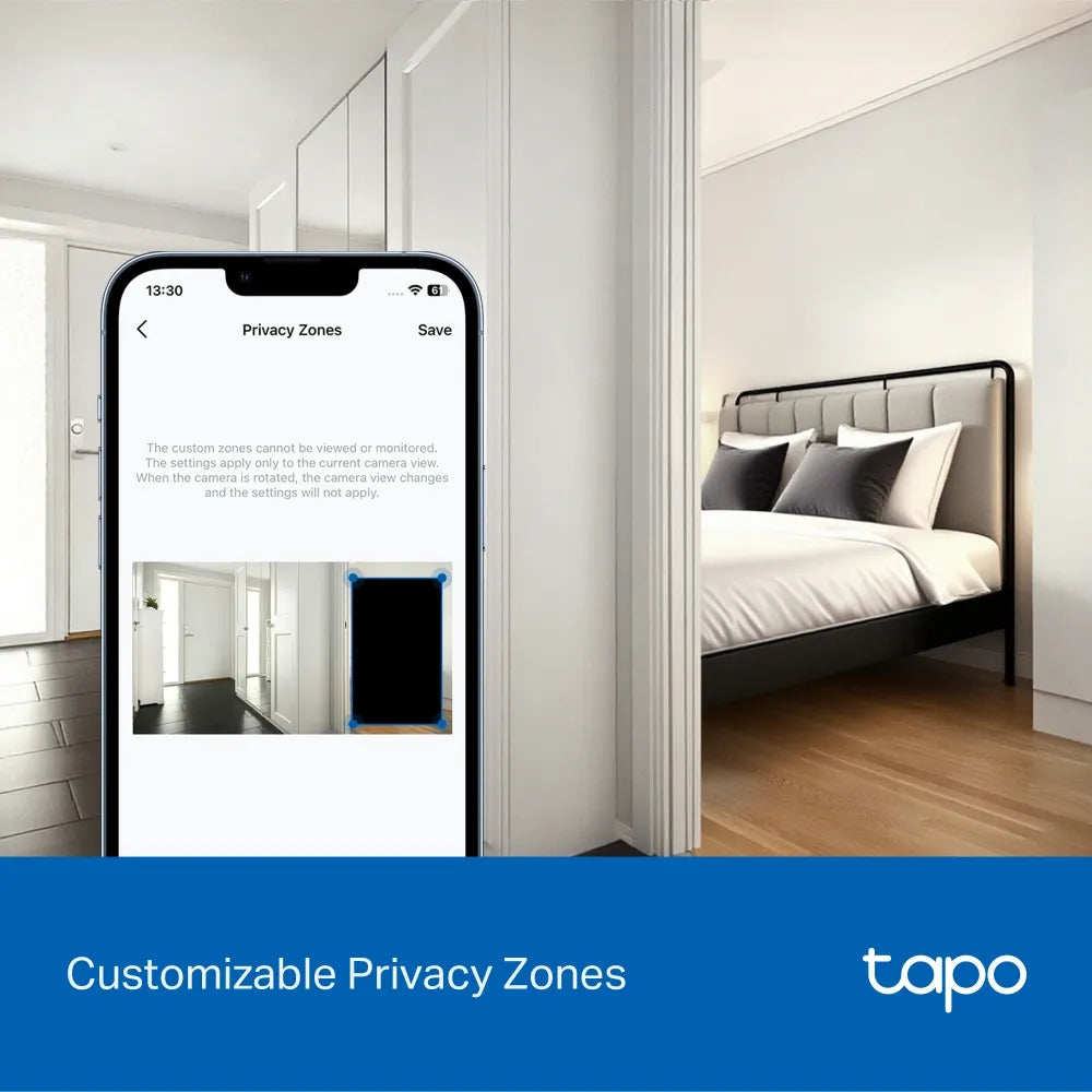 TP-Link Tapo C250 4K 8MP Pan/Tilt AI Home Security Wi-Fi Camera with Auto-Zoom Tracking - متجر TT Tab للتقنيات الحديثة