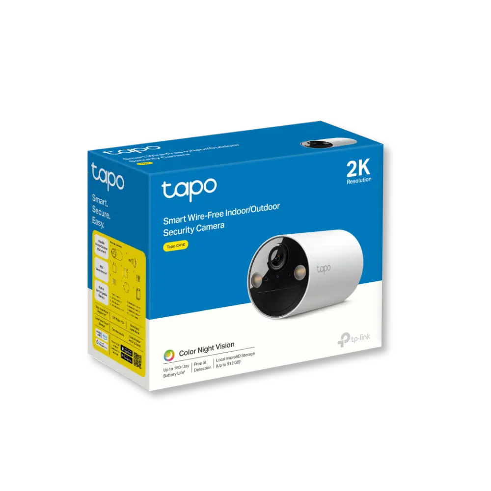 TP-Link Tapo C410 2K 3MP Battery-Powered Outdoor Security Wi-Fi Camera - متجر TT Tab للتقنيات الحديثة