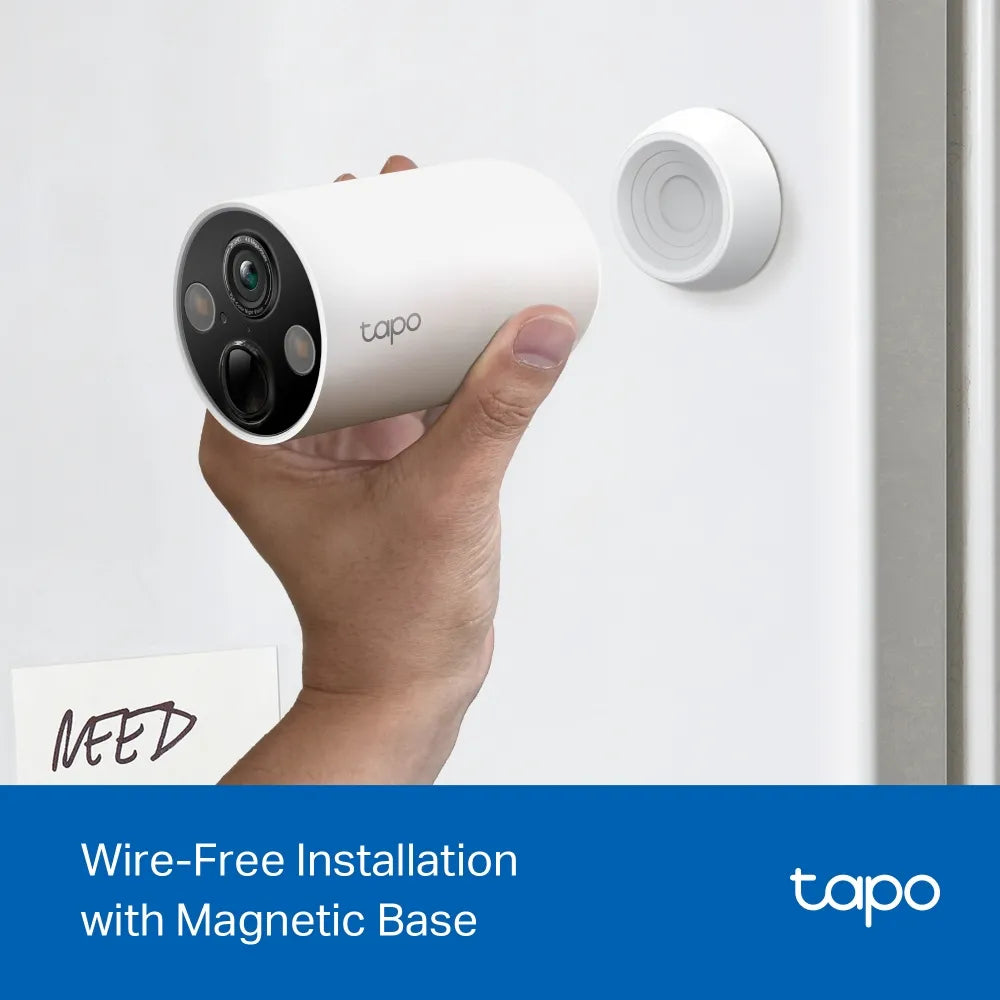 TP-Link Tapo C425 2K QHD 4MP Battery-Powered Outdoor Security Wi-Fi Camera (2-Pack) - متجر TT Tab للتقنيات الحديثة