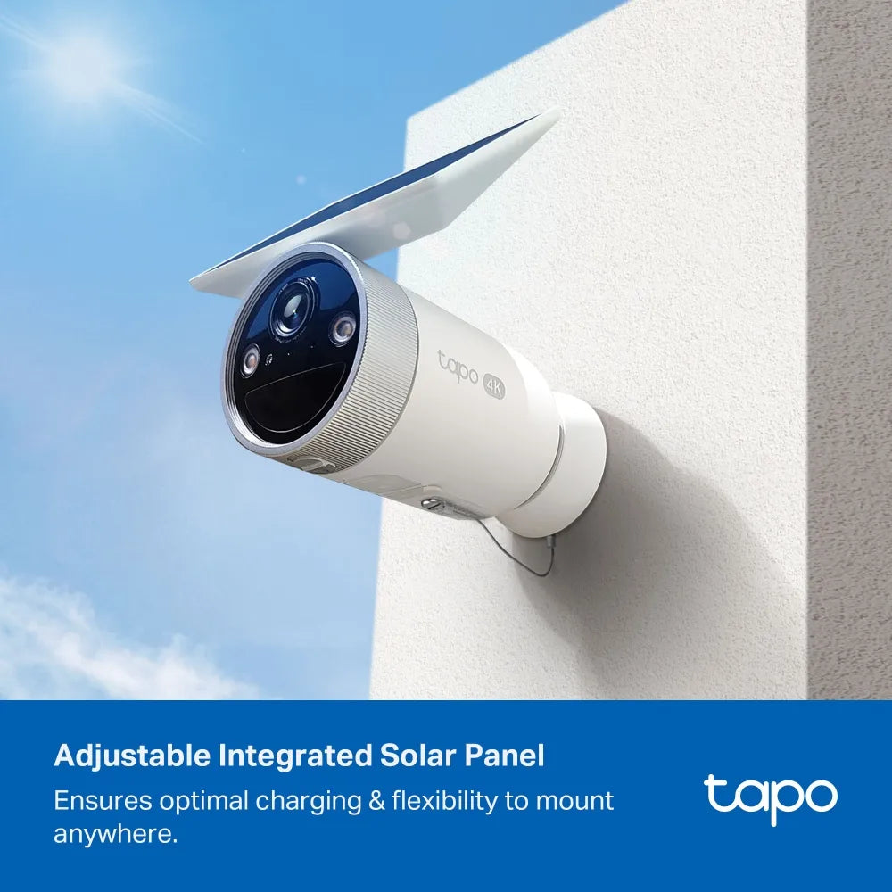 TP-Link Tapo C465 4K 8MP Battery-Powered Outdoor Security Camera with Built-In Solar Panel - متجر TT Tab للتقنيات الحديثة