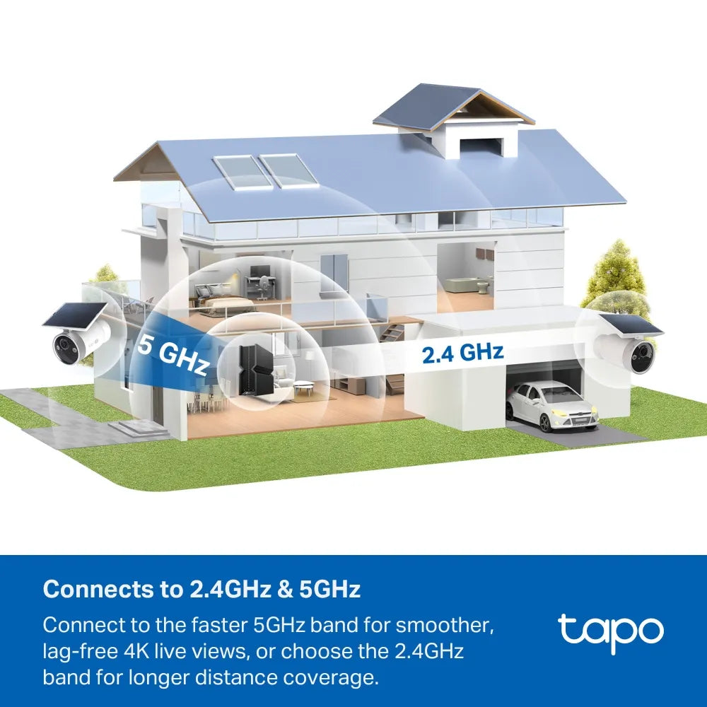 TP-Link Tapo C465 4K 8MP Battery-Powered Outdoor Security Camera with Built-In Solar Panel - متجر TT Tab للتقنيات الحديثة