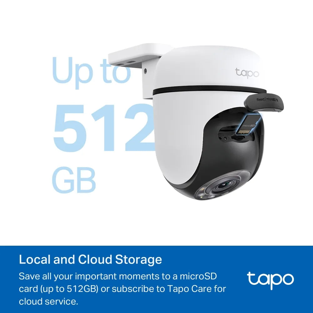 TP-Link Tapo C510W Outdoor Pan/Tilt Security WiFi Camera - متجر TT Tab للتقنيات الحديثة