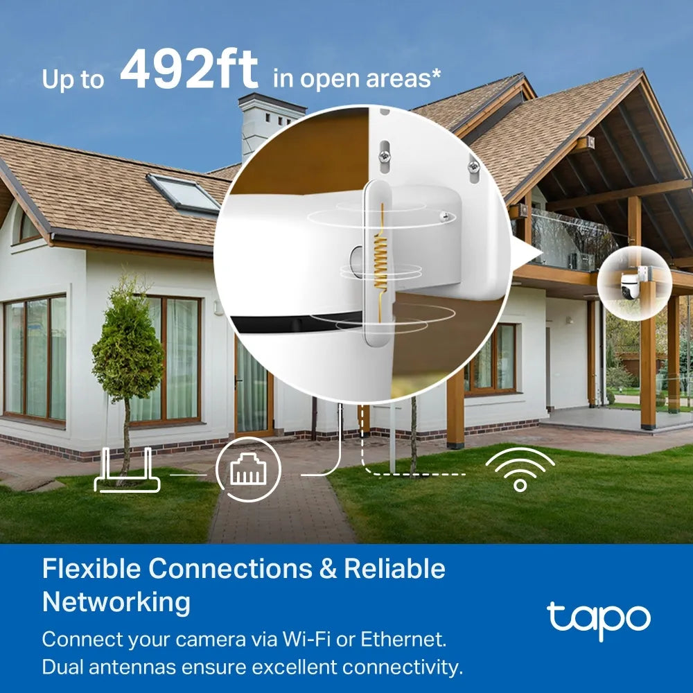 TP-Link Tapo C520WS Outdoor Pan/Tilt Security Wi-Fi Camera - متجر TT Tab للتقنيات الحديثة