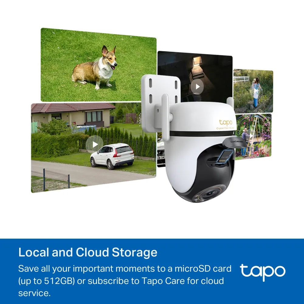 TP-Link Tapo C530WS Outdoor Pan/Tilt Security Wi-Fi Camera - متجر TT Tab للتقنيات الحديثة
