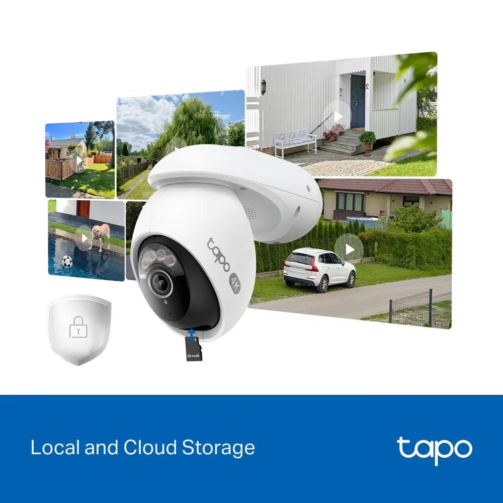 TP-Link Tapo C560WS 4K 8MP Outdoor Pan/Tilt Wi-Fi 6 Security Camera with Facial Recognition - متجر TT Tab للتقنيات الحديثة