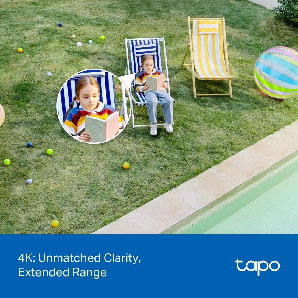 TP-Link Tapo C560WS 4K 8MP Outdoor Pan/Tilt Wi-Fi 6 Security Camera with Facial Recognition - متجر TT Tab للتقنيات الحديثة