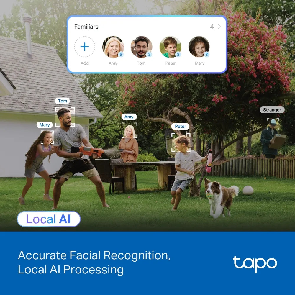 TP-Link Tapo C560WS 4K 8MP Outdoor Pan/Tilt Wi-Fi 6 Security Camera with Facial Recognition - متجر TT Tab للتقنيات الحديثة