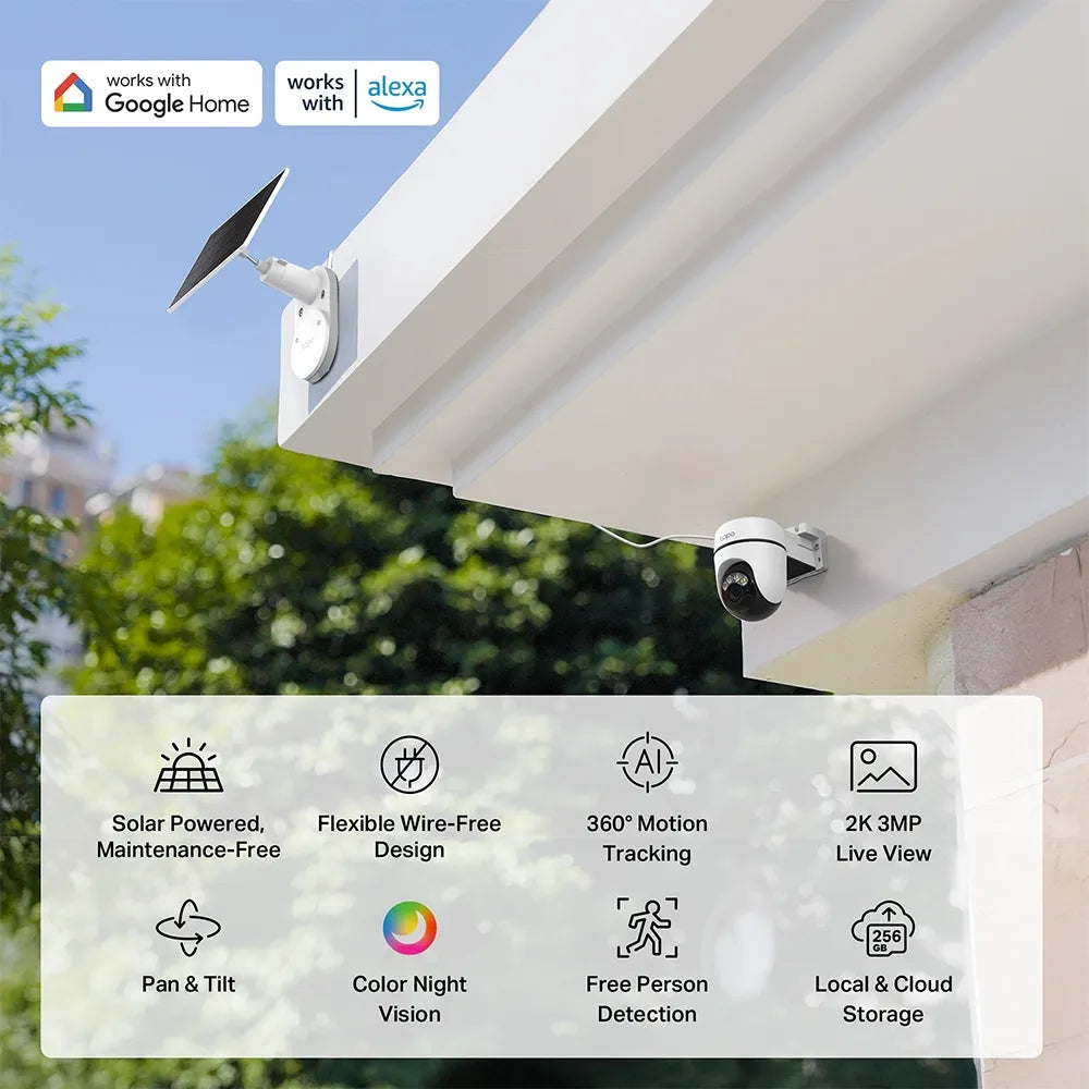 TP-Link Tapo C610 KIT Solar-Powered Pan/Tilt Security Camera Kit - متجر TT Tab للتقنيات الحديثة