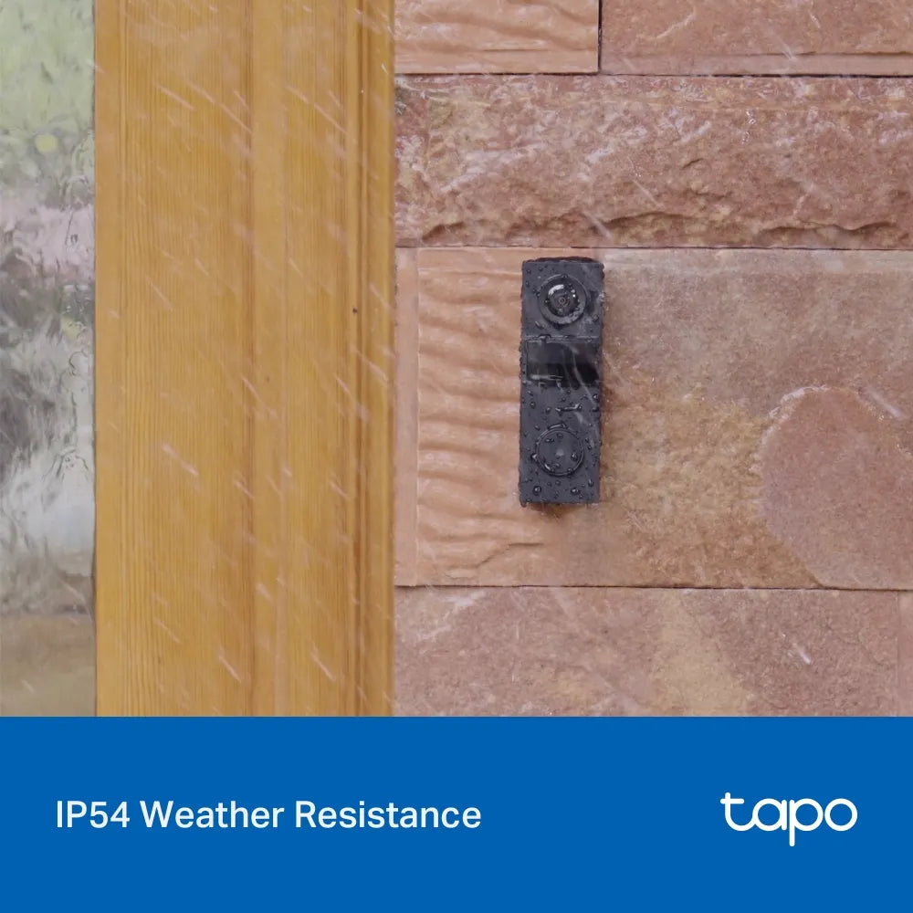 TP-Link Tapo D205 2K 3MP Wire-Free Smart Video Doorbell Mini - متجر TT Tab للتقنيات الحديثة
