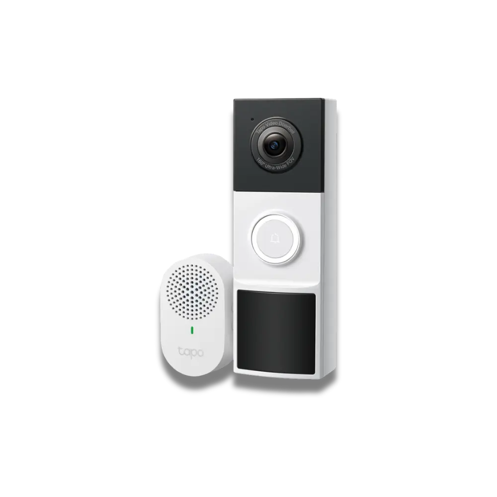 TP-Link Tapo D210 2K 3MP Wire-Free Smart Video Doorbell with Wi-Fi Chime and Color Night Vision - متجر TT Tab للتقنيات الحديثة
