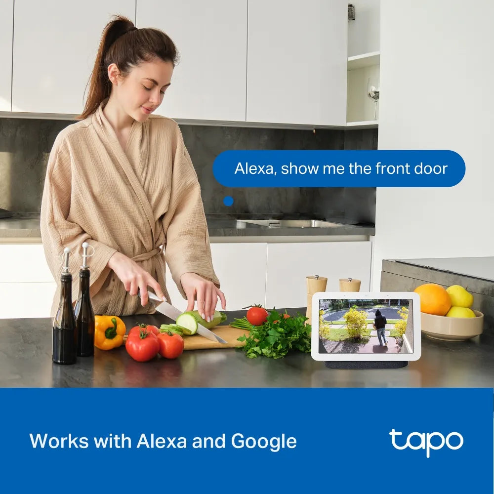 TP-Link Tapo D210 2K 3MP Wire-Free Smart Video Doorbell with Wi-Fi Chime and Color Night Vision - متجر TT Tab للتقنيات الحديثة