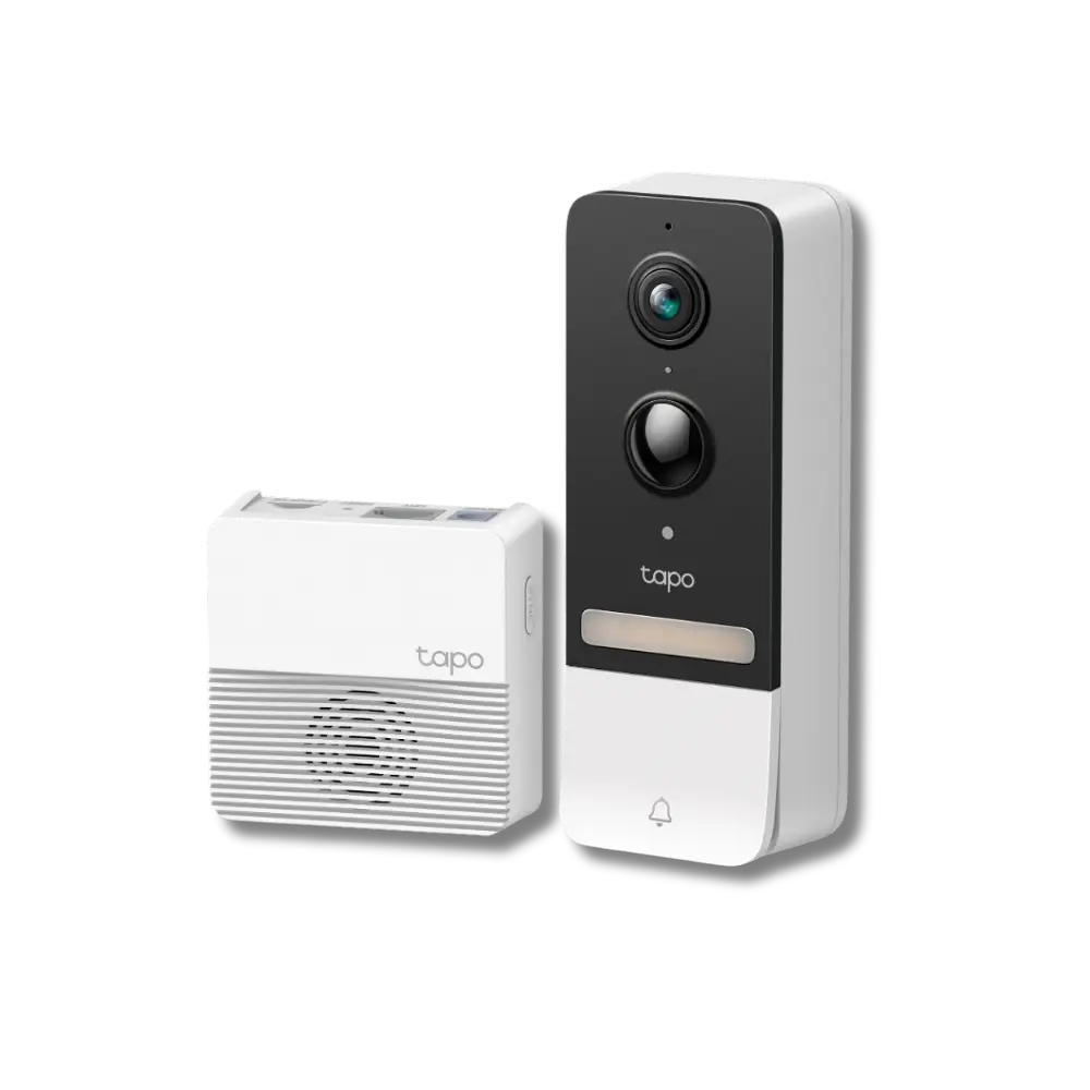 TP-Link Tapo D230S1 2K 5MP Smart Battery Video Doorbell Camera Kit with H200 Hub - متجر TT Tab للتقنيات الحديثة